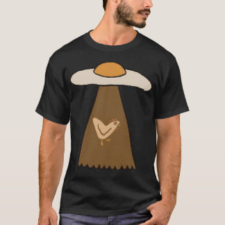 UFO niet-geïdentificeerde gebakken eicel T-shirt