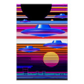 UFO-nostalgie Perfect Poster (Voorkant)