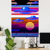 UFO-nostalgie Poster (Thuiskantoor)