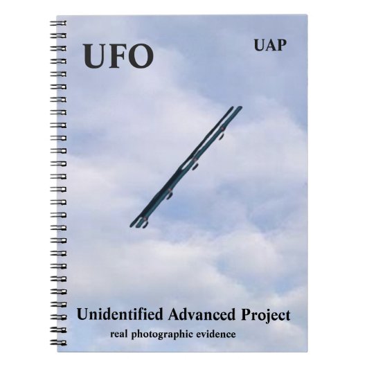 UFO NOTITIEBOEK (Voorkant)