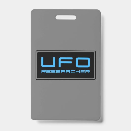 UFO-onderzoeker Paranormale onderzoeker Aliens Badge (Voorzijde)
