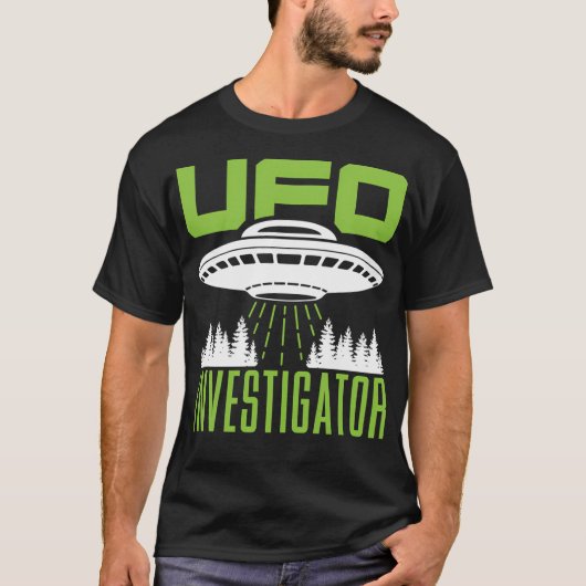 Ufo Onderzoeker T-shirt (Voorkant)