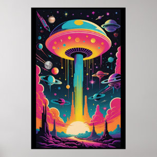 UFO-ontmoeting op planeet 9 Poster