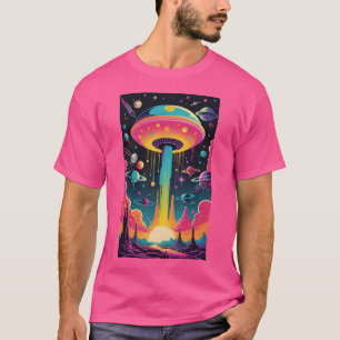 UFO-ontmoeting op planeet 9 T-shirt