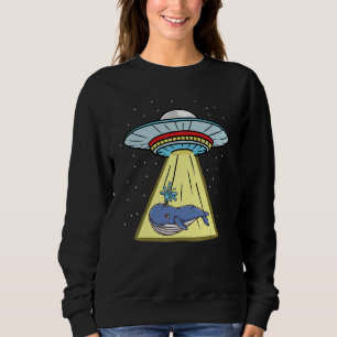 UFO ontvoering blauwe vinvis Trui