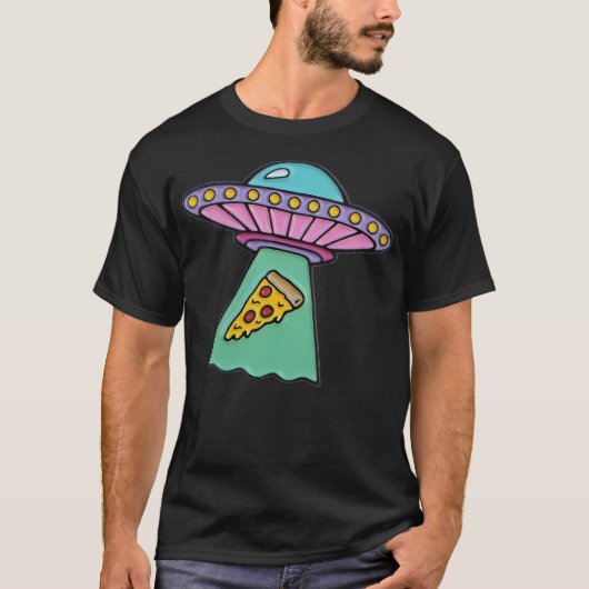 Ufo-ontvoering T-shirt (Voorkant)