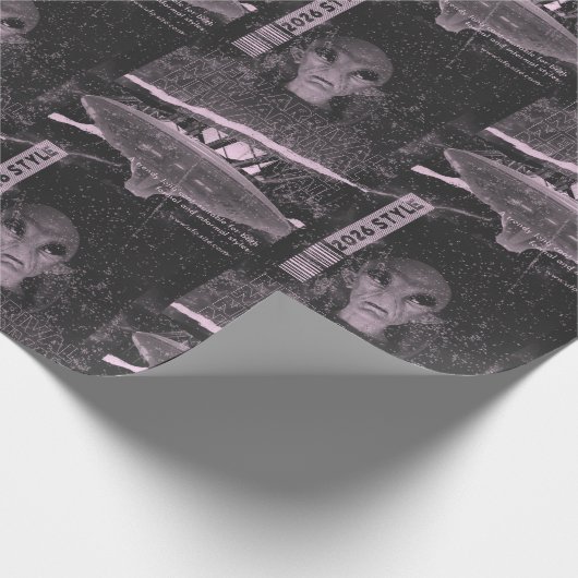 UFO-ontwerp Cadeaupapier (Hoek)