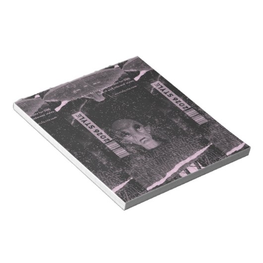 UFO-ontwerp Notitieblok (Schuin)