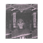 UFO-ontwerp Notitieblok (Voorkant)