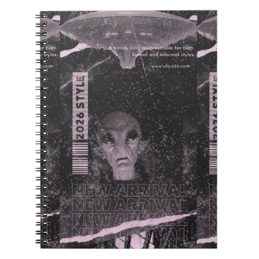 UFO-ontwerp Notitieboek (Voorkant)
