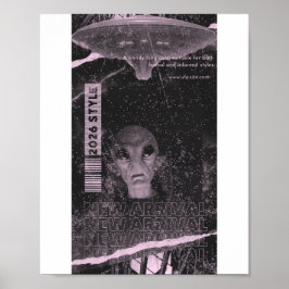 UFO-ontwerp Poster
