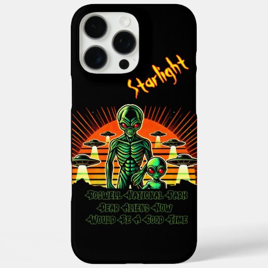 UFO-opwinding in Roswell Park! Case-Mate iPhone Case (Achterkant)