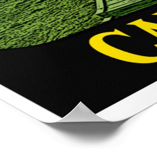 UFO OVER CAIRO EGYPTE REISPOTER POSTER (Hoek)