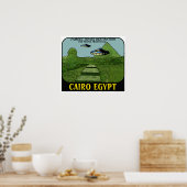 UFO OVER CAIRO EGYPTE REISPOTER POSTER (Keuken)