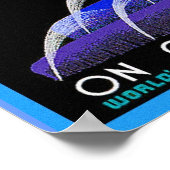 UFO over Chicago - Buckingham Fountain Poster (Hoek)