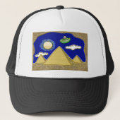 UFO over Egypte Trucker Pet (Voorkant)