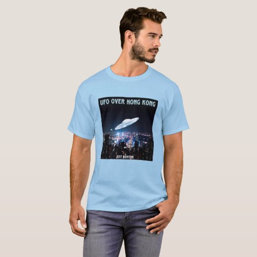 UFO OVER HONG KONG Fan T-shirt (Voorkant volledig)
