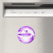 UFO Paarse aankomstmagneet Magneet (Insitu (Vaatwasser))