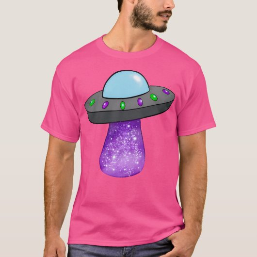 Ufo-paddenstoel T-shirt (Voorkant)