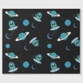 UFO-pakpapier Cadeaupapier (Vlak)