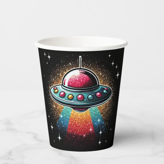 UFO papieren beker! Bekers (Voorkant)