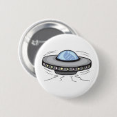 UFO!  Personaliseerbaar! Ronde Button 5,7 Cm (Voorkant /achterkant)