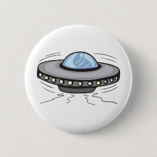 UFO! Personaliseerbaar! Ronde Button 5,7 Cm