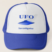 UFO-Pet voor onderzoekers - blauw Trucker Pet (Voorkant)