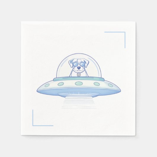 UFO PETS - Baby Shower - Servet (Voorkant)