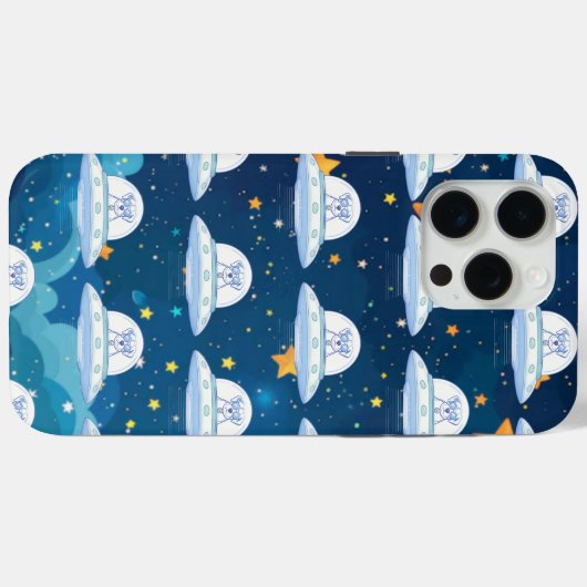 UFO PETS Case-Mate iPhone CASE (Achterkant (horizontaal))