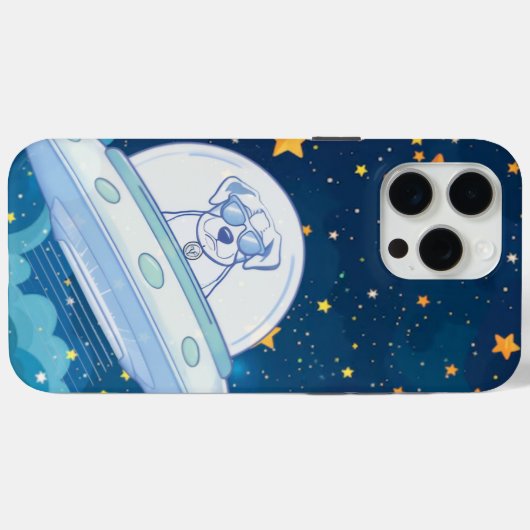 UFO PETS Case-Mate iPhone CASE (Achterkant (horizontaal))