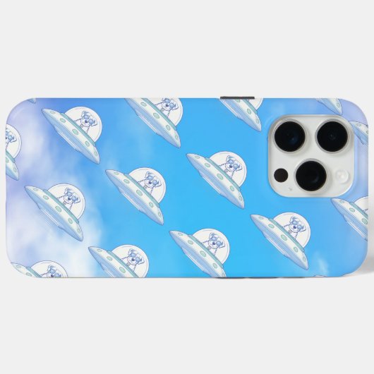 UFO PETS Case-Mate iPhone CASE (Achterkant (horizontaal))