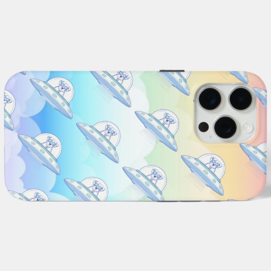 UFO PETS Case-Mate iPhone CASE (Achterkant (horizontaal))