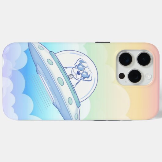 UFO PETS Case-Mate iPhone CASE (Achterkant (horizontaal))
