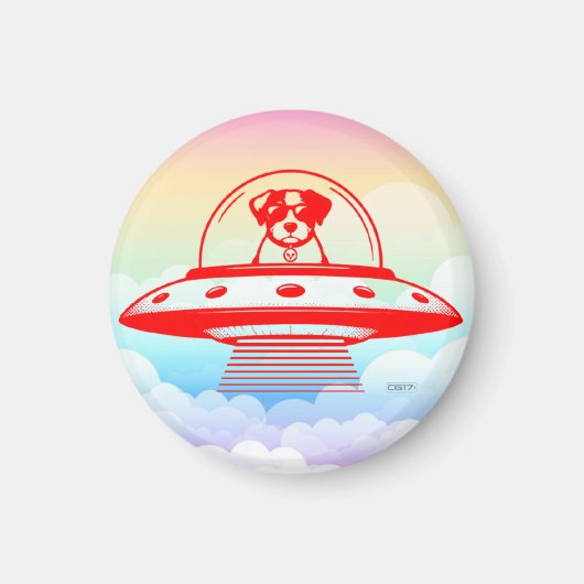 UFO PETS MAGNEET (Voorkant)
