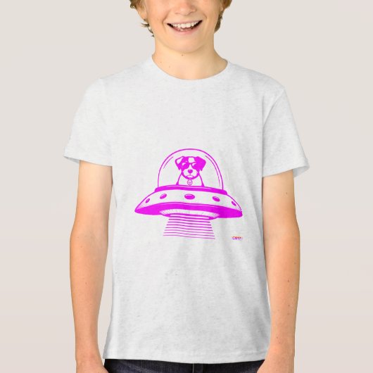 Ufo Pets Tri-Blend Shirt (Voorkant)