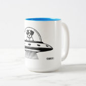 UFO PETS TWEEKLEURIGE KOFFIEMOK (Voorkant rechts)