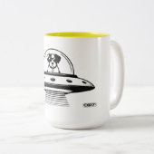 UFO PETS TWEEKLEURIGE KOFFIEMOK (Voorkant rechts)