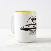 UFO PETS TWEEKLEURIGE KOFFIEMOK (Voorkant links)