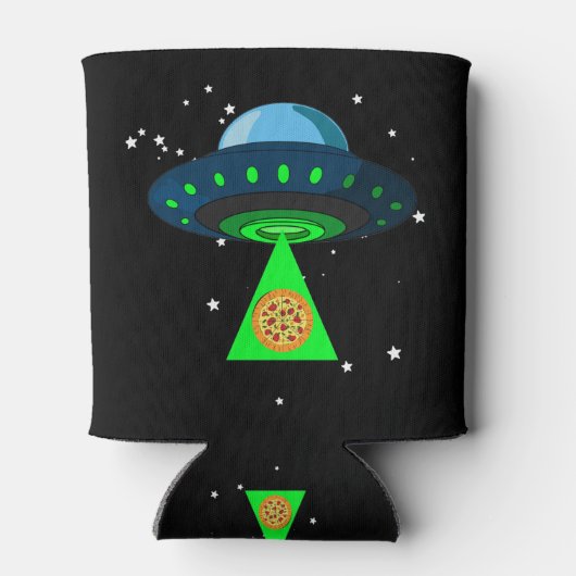 UFO Pizza oppup Blikjeskoeler (Achterkant)