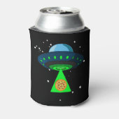 UFO Pizza oppup Blikjeskoeler (Blikje Achterkant)