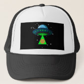 UFO Pizza oppup Trucker Pet (Voorkant)