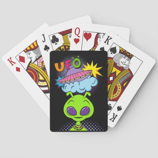ufo pokerkaarten (Achterkant)
