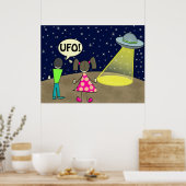 ufo poster (Keuken)