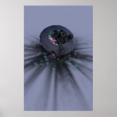 UFO-Poster omlaag Poster (Voorkant)