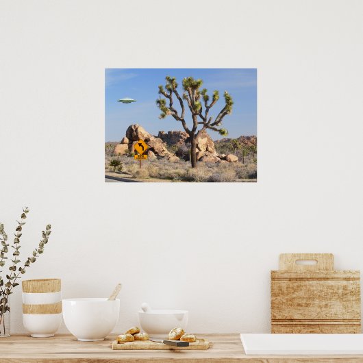 UFO-Poster Poster (Keuken)