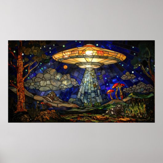 UFO-Poster Poster (Voorkant)