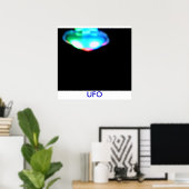 UFO-Poster Poster (Thuiskantoor)