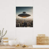 UFO-Poster Poster (Keuken)