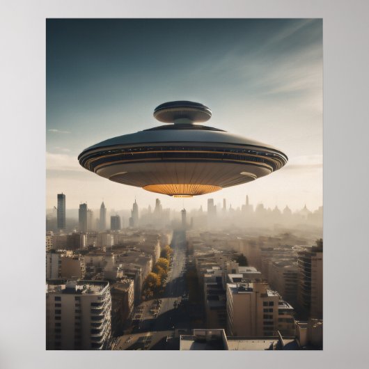 UFO-Poster Poster (Voorkant)